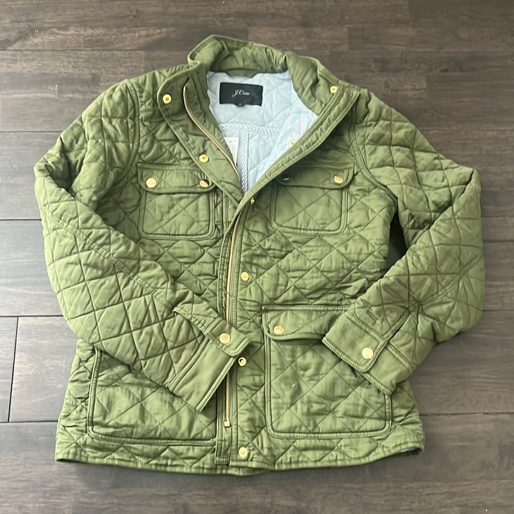 Brand new JCrew utility coat green size small